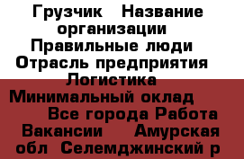 Грузчик › Название организации ­ Правильные люди › Отрасль предприятия ­ Логистика › Минимальный оклад ­ 30 000 - Все города Работа » Вакансии   . Амурская обл.,Селемджинский р-н